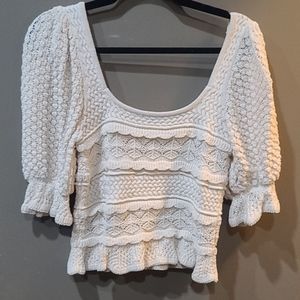 Crocheted top